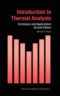 Front cover_Introduction to Thermal Analysis