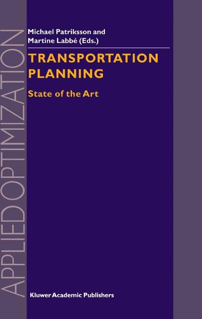 Front cover_Transportation Planning