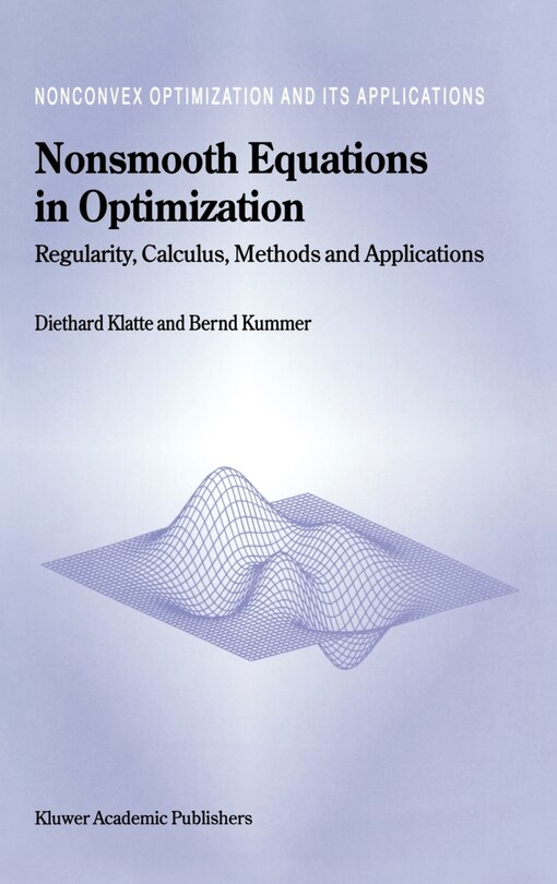 Couverture_Nonsmooth Equations in Optimization