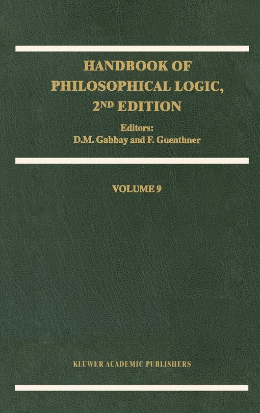 Front cover_Handbook of Philosophical Logic