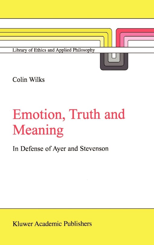 Front cover_Emotion, Truth and Meaning