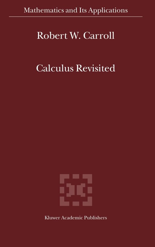 Front cover_Calculus Revisited