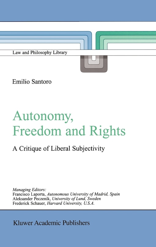 Front cover_Autonomy, Freedom and Rights