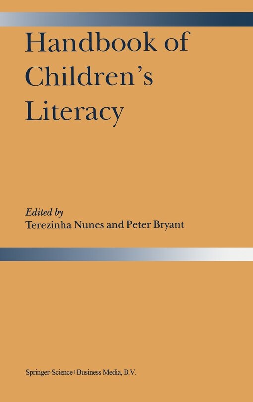 Front cover_Handbook of Children's Literacy