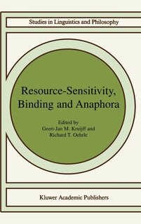 Couverture_Resource-Sensitivity, Binding and Anaphora