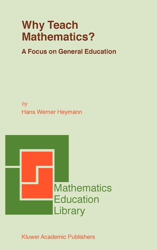 Front cover_Why Teach Mathematics?