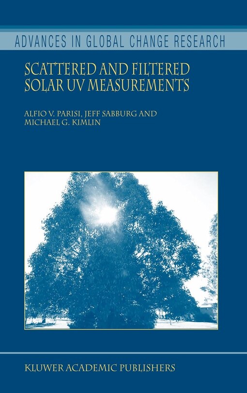 Front cover_Scattered And Filtered Solar Uv Measurements