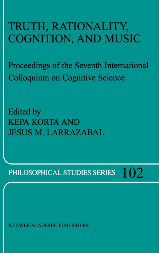 Couverture_Truth, Rationality, Cognition, and Music