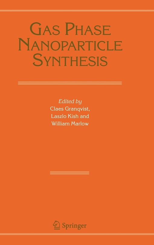 Front cover_Gas Phase Nanoparticle Synthesis