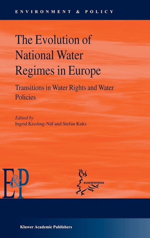 Couverture_The Evolution of National Water Regimes in Europe