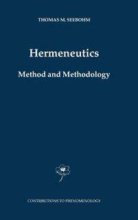 Couverture_Hermeneutics. Method And Methodology