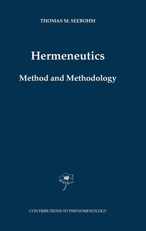 Couverture_Hermeneutics. Method And Methodology