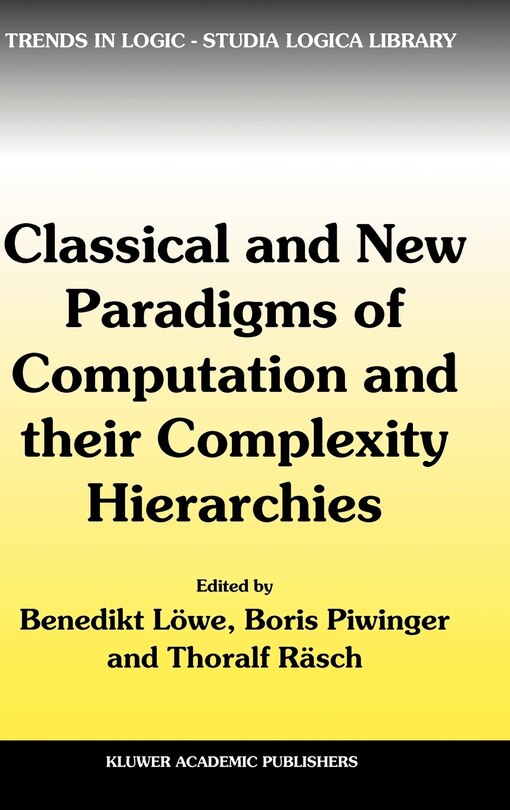 Front cover_Classical and New Paradigms of Computation and their Complexity Hierarchies