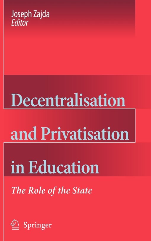 Couverture_Decentralisation And Privatisation In Education