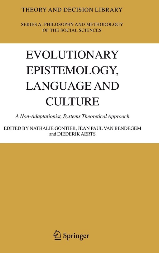 Couverture_Evolutionary Epistemology, Language and Culture