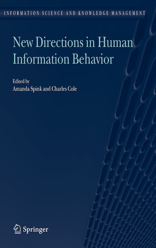Front cover_New Directions In Human Information Behavior
