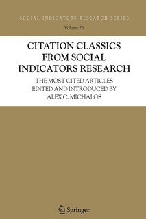 Couverture_Citation Classics from Social Indicators Research