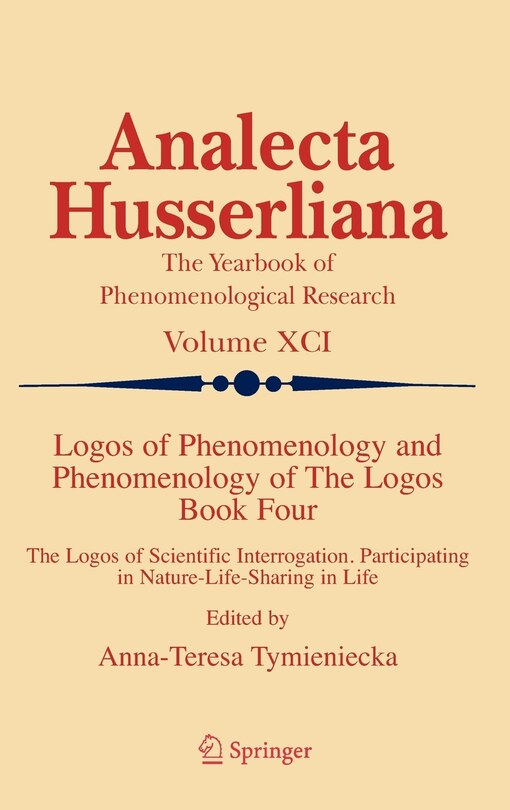 Front cover_Logos of Phenomenology and Phenomenology of The Logos. Book Four