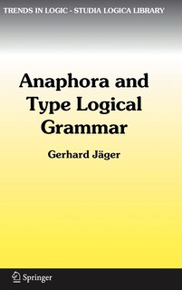 Couverture_Anaphora and Type Logical Grammar