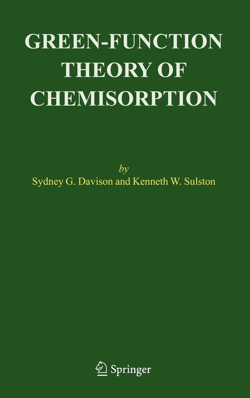 Front cover_Green-Function Theory of Chemisorption