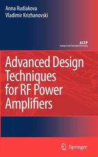 Couverture_Advanced Design Techniques for RF Power Amplifiers