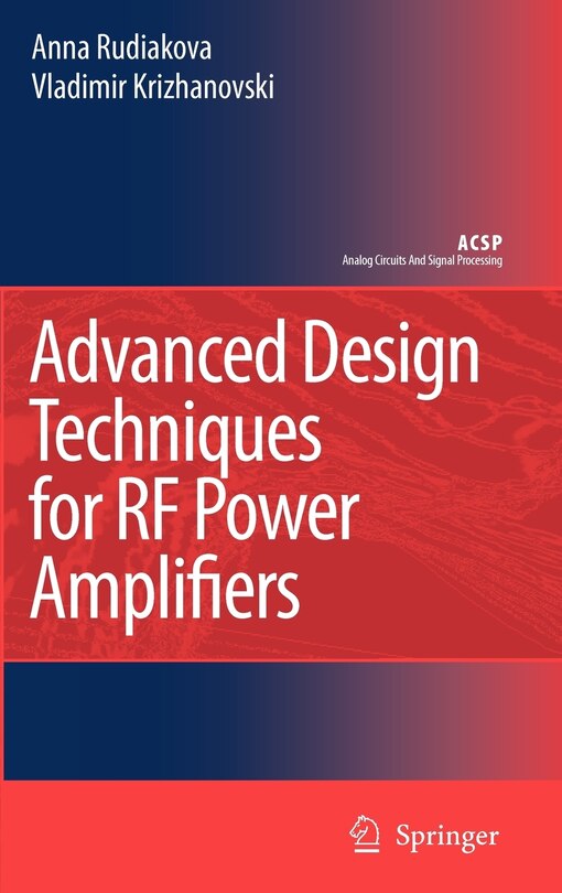 Couverture_Advanced Design Techniques for RF Power Amplifiers