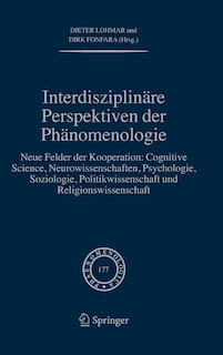 Front cover_Interdisziplinäre Perspektiven der Phänomenologie