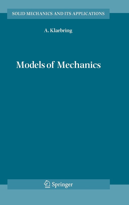 Front cover_Models of Mechanics