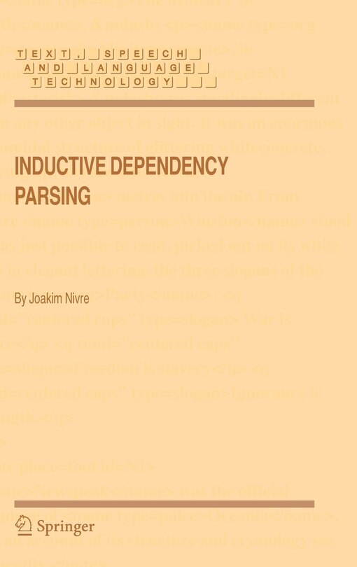 Front cover_Inductive Dependency Parsing