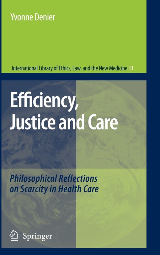 Front cover_Efficiency, Justice and Care