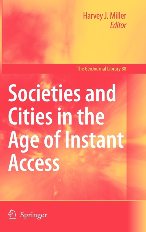 Couverture_Societies And Cities In The Age Of Instant Access