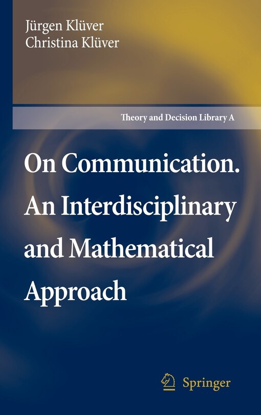 Couverture_On Communication. An Interdisciplinary and Mathematical Approach