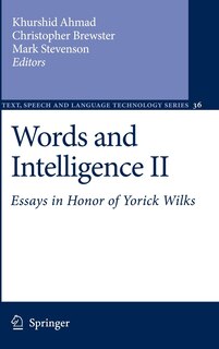 Couverture_Words and Intelligence II