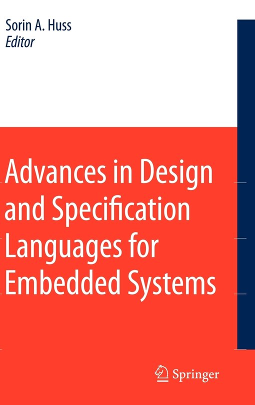 Front cover_Advances in Design and Specification Languages for Embedded Systems