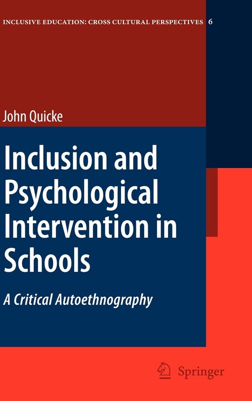 Front cover_Inclusion and Psychological Intervention in Schools
