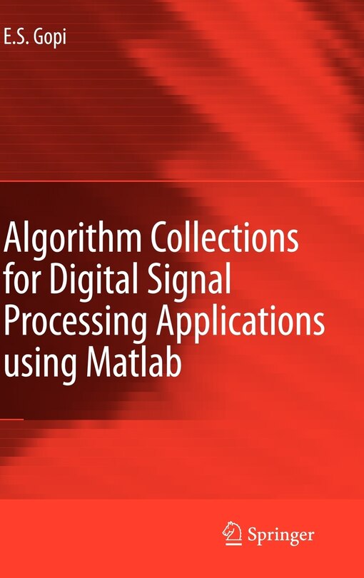 Front cover_Algorithm Collections for Digital Signal Processing Applications Using Matlab