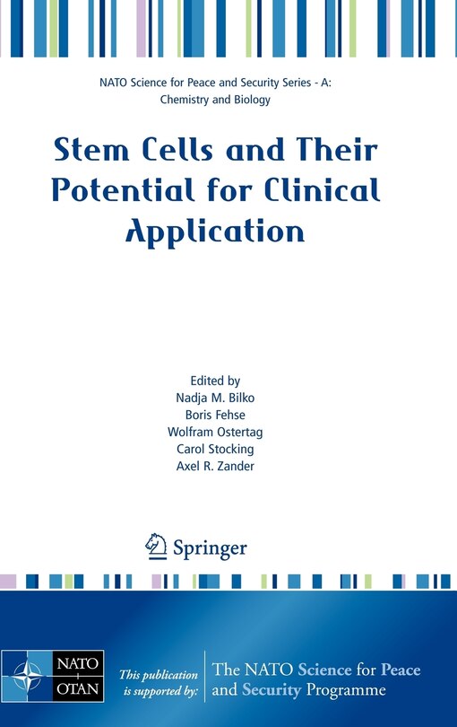 Couverture_Stem Cells and Their Potential for Clinical Application