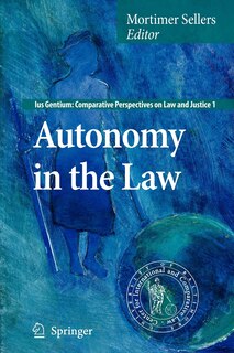Couverture_Autonomy In The Law