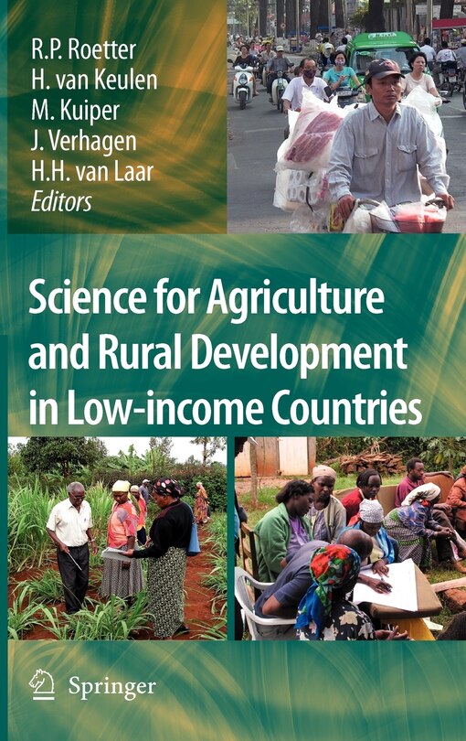 Front cover_Science for Agriculture and Rural Development in Low-income Countries