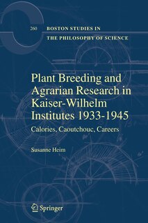 Couverture_Plant Breeding and Agrarian Research in Kaiser-Wilhelm-Institutes 1933-1945
