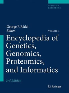 Couverture_Encyclopedia of Genetics, Genomics, Proteomics, and Informatics