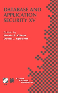 Couverture_Database and Application Security XV