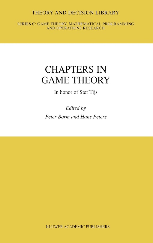 Couverture_Chapters in Game Theory
