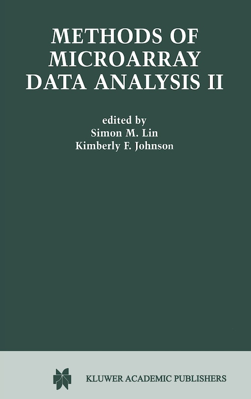 Couverture_Methods Of Microarray Data Analysis Ii