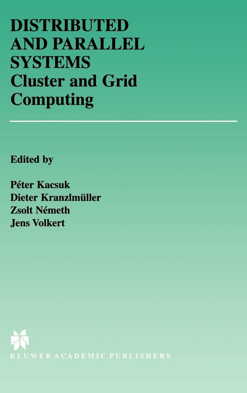Front cover_Distributed and Parallel Systems