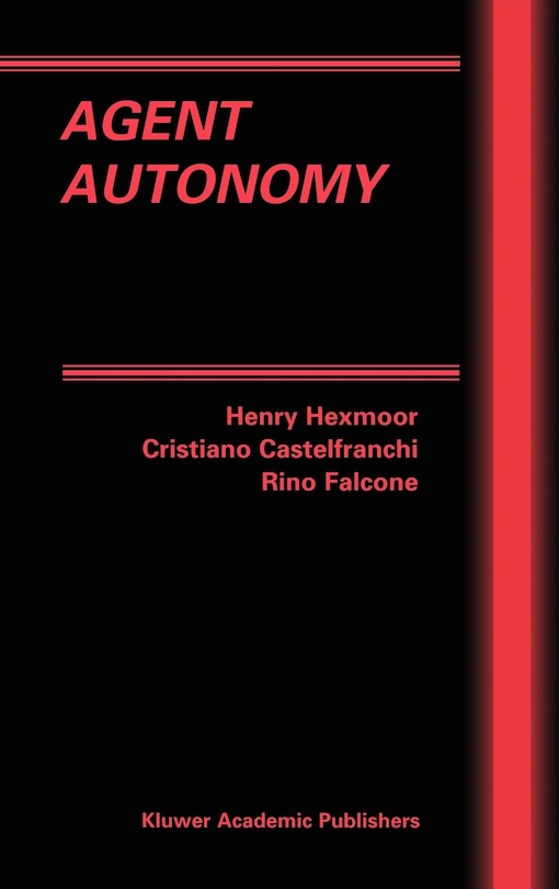 Front cover_Agent Autonomy