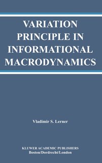 Front cover_Variation Principle In Informational Macrodynamics