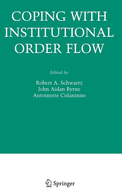 Front cover_Coping With Institutional Order Flow