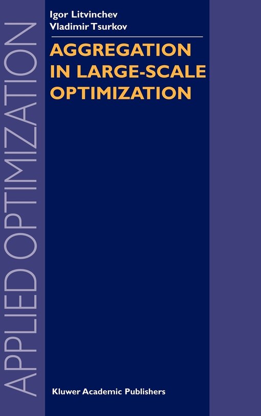 Front cover_Aggregation in Large-Scale Optimization