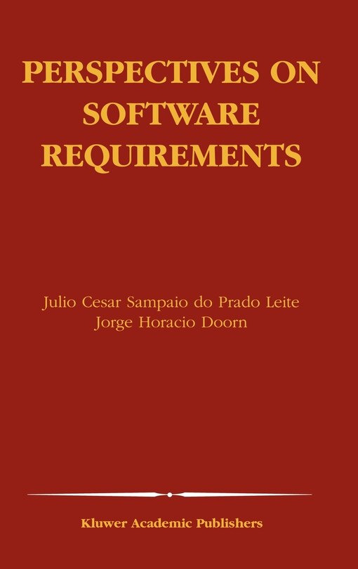 Couverture_Perspectives on Software Requirements